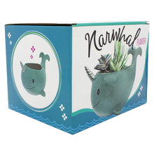 Load image into Gallery viewer, Narwhal Planter