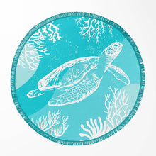 Load image into Gallery viewer, Juice Box 60&quot; Round Beach Towels