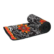 Load image into Gallery viewer, Beach Towel - Laurel Burch &quot;Orange Blossoms&quot;