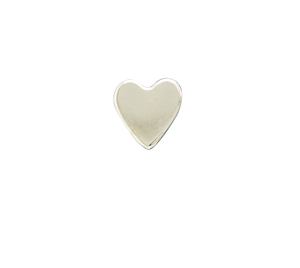 P54-ss Heart Earring