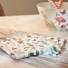 Load image into Gallery viewer, Mushroom Study Dinner Napkin
