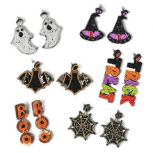 Load image into Gallery viewer, Soul Stacks Halloween Spooky Season Beaded Earrings
