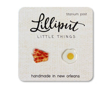 Load image into Gallery viewer, Bacon and Egg Earrings