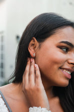 Load image into Gallery viewer, New Moon Gold Earrings - NATURAL BEAUTY/LEAF