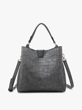 Load image into Gallery viewer, Tati Monogrammable Satchel w/ Shoulder Strap