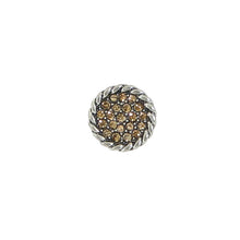 Load image into Gallery viewer, Braided Crystal Pave Post