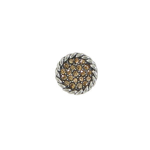 Braided Crystal Pave Post