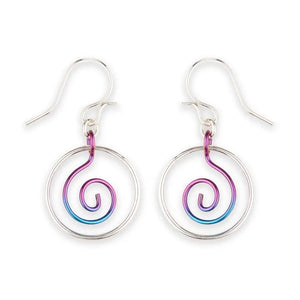 L9 Koru Circled Dangle Earring