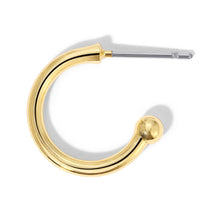 Load image into Gallery viewer, Hoops with Drop - Heart - HUGS
