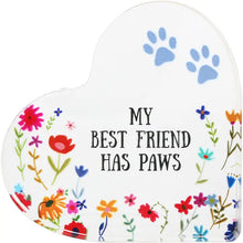 Load image into Gallery viewer, Paws - 3.5" Acrylic Heart Plaque