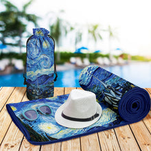 Load image into Gallery viewer, Beach Towel - van Gogh &quot;Starry Night&quot;
