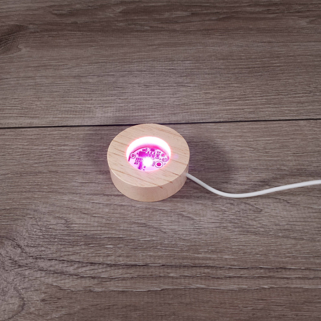 LED Crystal Display Light Stand