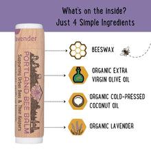 Load image into Gallery viewer, Lavender Beeswax Lip Balm