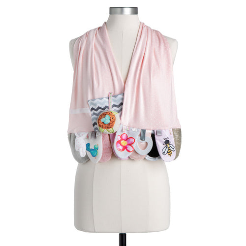 Mommy & Me Activity Scarf - Pink