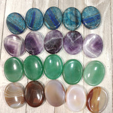 Load image into Gallery viewer, Oval Gemstone Worry Stones – Pocket Crystals