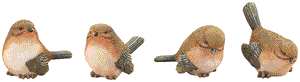 Garden Bird Figurines