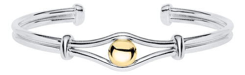 evening tide gold bead cuff loop 6.5