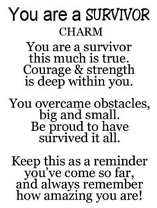 You are a Survivor Charms
