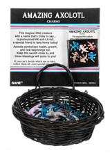 Load image into Gallery viewer, Axolotl Charms in a Basket