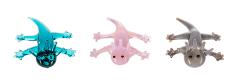 Axolotl Charms in a Basket