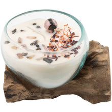 Load image into Gallery viewer, DRIFTWOOD AND MOLTEN GLASS CANDLES