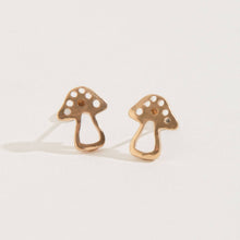 Load image into Gallery viewer, Mushroom Stud Buds Earrings