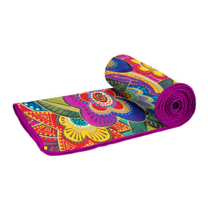 Beach Towel - Laurel Burch "Carlotta's Garden"