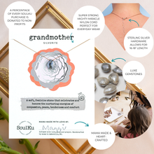 Load image into Gallery viewer, Silverite Luxe Necklace for Grandmother - OLOVE32