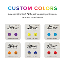 Load image into Gallery viewer, Ice Hockey Earrings - Custom Colors Available!