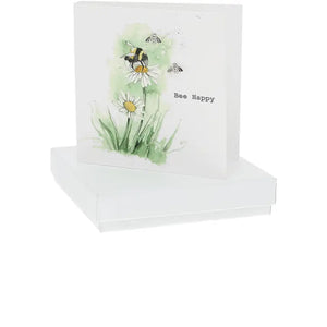 Bee Happy - 6mm Sterling Silver Bee Stud Earrings