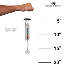 Load image into Gallery viewer, Woodstock Chakra Chime™ - Seven Stones, Silver