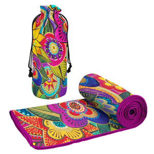 Beach Towel - Laurel Burch "Carlotta's Garden"