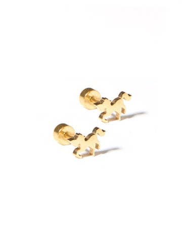 Screwback Stud Earrings - Unicorn