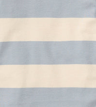 Load image into Gallery viewer, Rugby Stripe Organic Cotton Sleep &amp; Play - Quarry