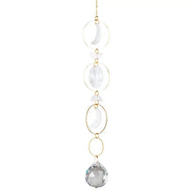 Load image into Gallery viewer, Sun &amp; Moon Resin Crystal Suncatcher