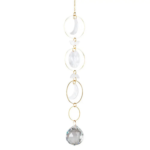 Sun & Moon Resin Crystal Suncatcher