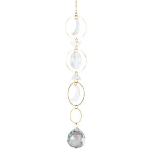 Sun & Moon Resin Crystal Suncatcher