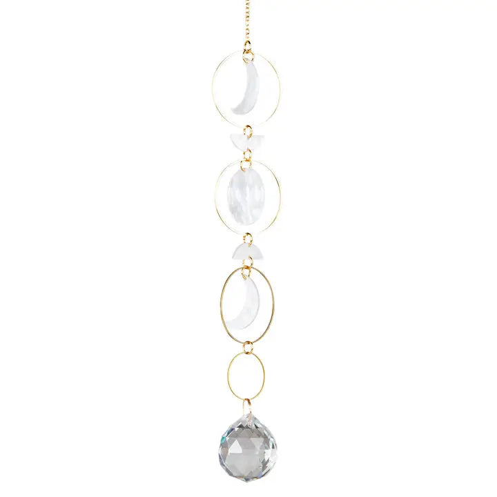 Sun & Moon Resin Crystal Suncatcher