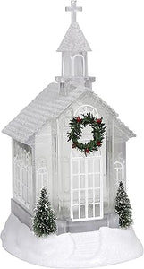 Glitter Church Decoration, Lamp with Glitter 10.6inch