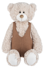 Load image into Gallery viewer, Tobie Bear Plush with Overalls