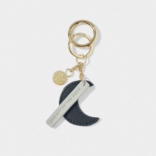 Chain Keychain Moon & Back