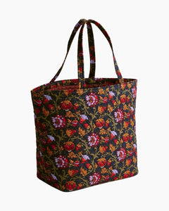 Marston Grand Tote Bag in Midnight Garden Vines