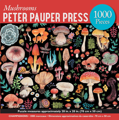 Mushrooms 1000 Piece Jigsaw Puzzle