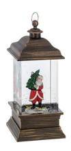 Load image into Gallery viewer, LED Light Up Shimmer Woodland Santa Lantern