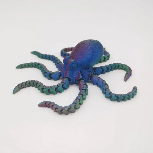 Laser Holographic 3D Printed Octopus With Articulated Joints