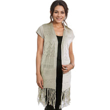 Load image into Gallery viewer, Mid-Length Knit Tasseled Vests