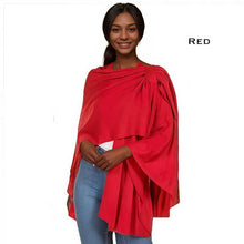 Load image into Gallery viewer, Cashmere Feel Loop Pull Thru Wrap