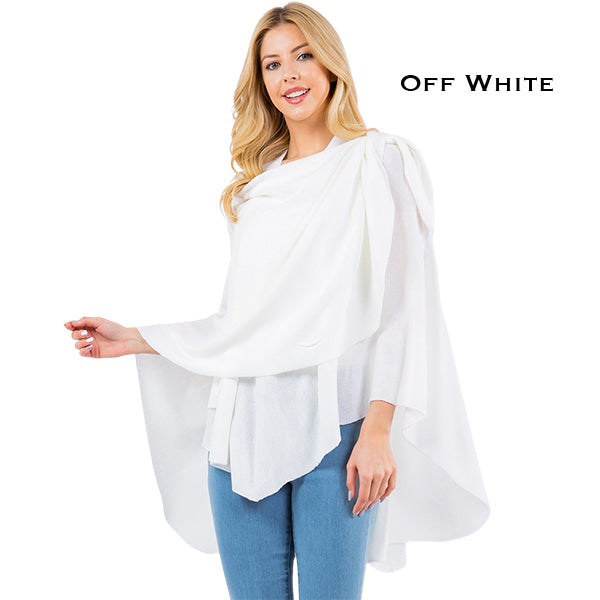 Cashmere Feel Loop Pull Thru Wrap Blue