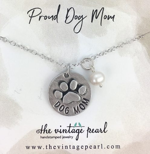 Proud Dog Mom Necklace