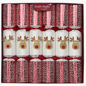 Racing Snowy Reindeer Christmas Crackers